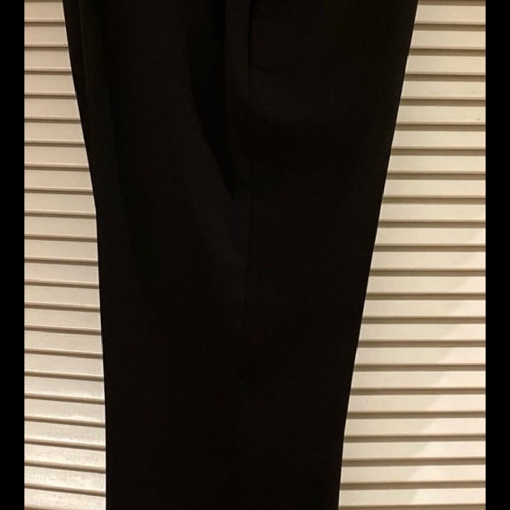 NWT Classic Fit Stafford Flat Font 38x30 Black Dress Pants
